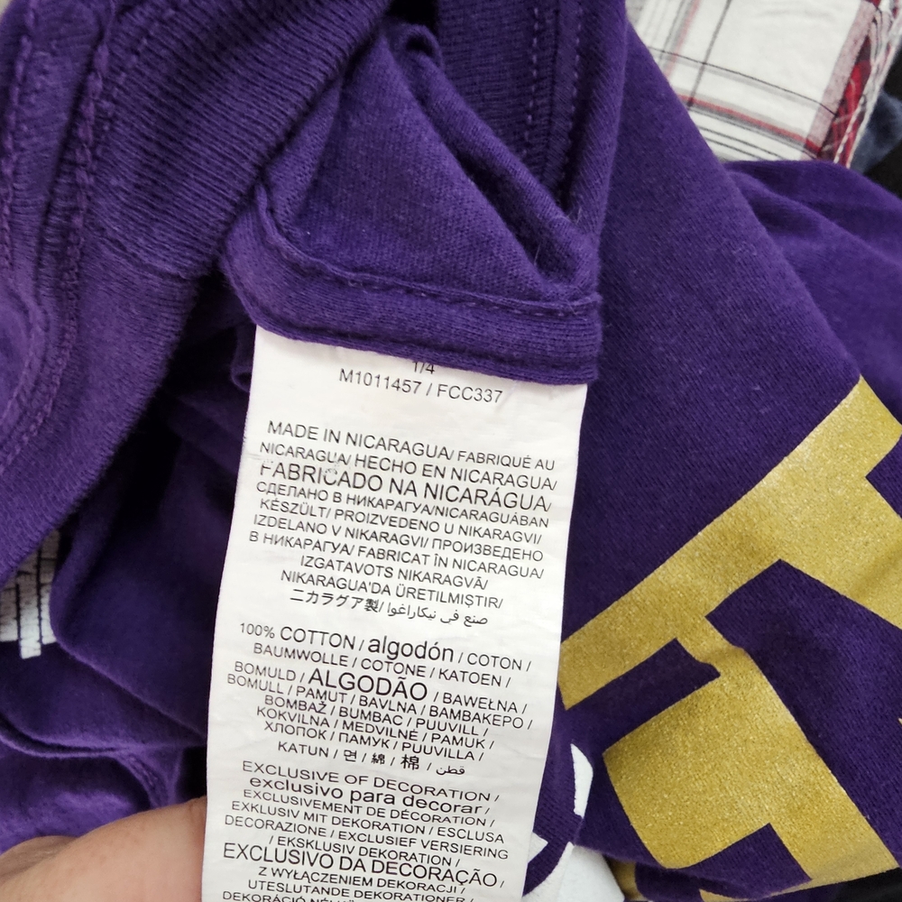 Baltimore Ravens NFL Team Apparel Long Sleeve T-Shirt - Purple - XL Super Soft - Picture 5 of 5